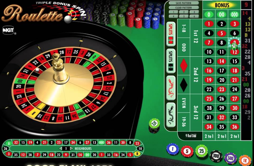 Triple Bonus Spin Roulette – en roulette spilleautomat fra IGT